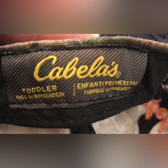 Set of 2 Toddler Elastic Back Hats Gap and Cabela’s”s - Picture 5 of 8